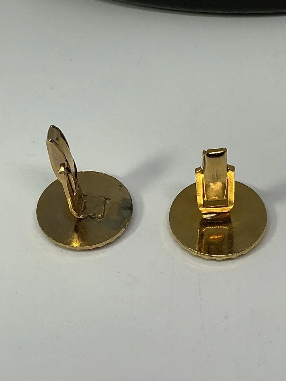Vintage Crown Price Gold Tone Cufflink Set Presentation Box